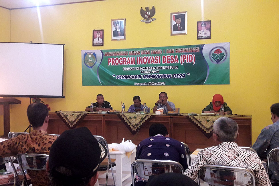 Sosialisasi Program Inovasi Desa Kecamatan Haurgeulis Nanang