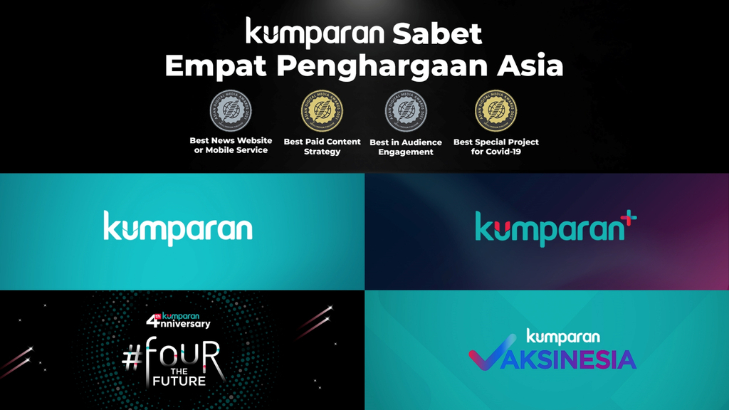 Kumparan meraih 4 penghargaan di ajang Asian Digital Media Awards 2021. (Foto: kumparan)